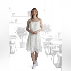 Wilfred  Soloist Lace Summer Dress Lined Shelf Bra  Adjustable Straps